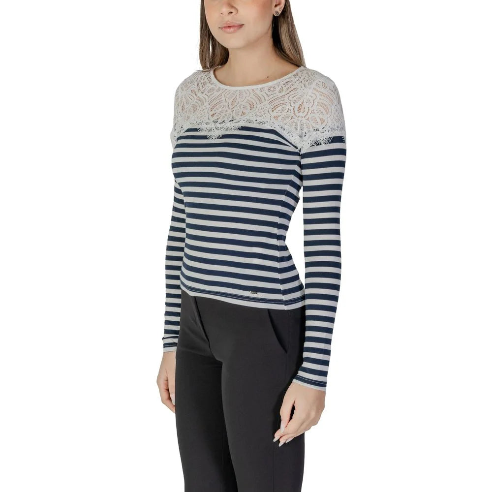 Morgan De Toi White Recycled Polyester Long Sleeve - T-Shirts