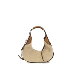 Moschino Beige Lambskin Shoulder Bag