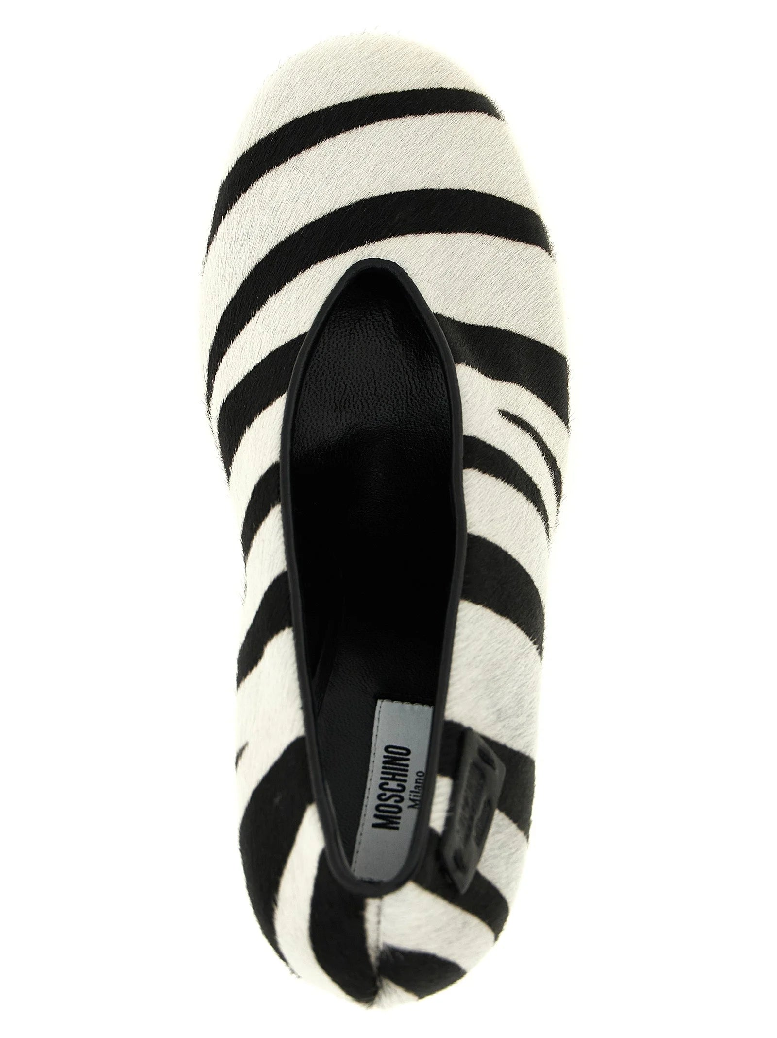 Moschino Bicolor Calfskin High Heel Pumps