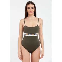 Moschino Bicolor Cotton Bodysuit