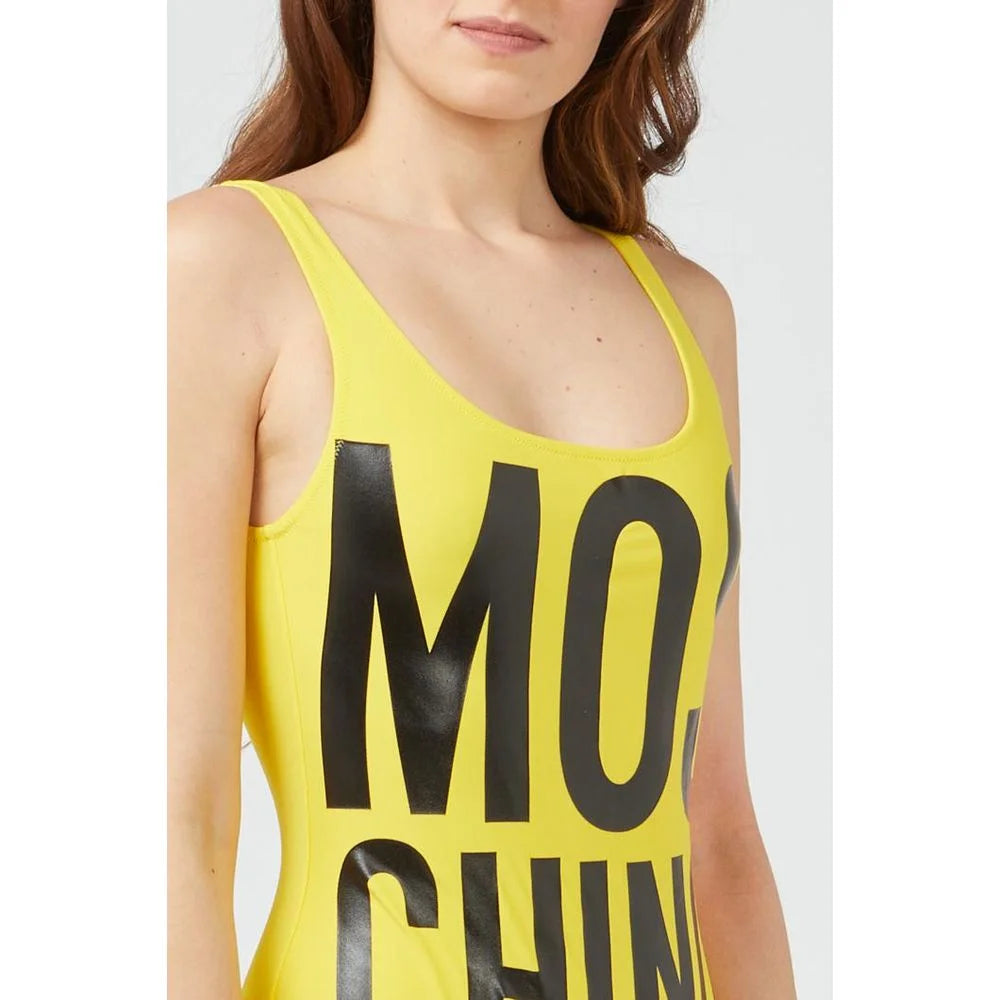 Moschino Bicolor Polyamide One-Piece Swimsuit - S