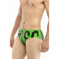 Moschino Bicolor Polyamide Swim Briefs - XL