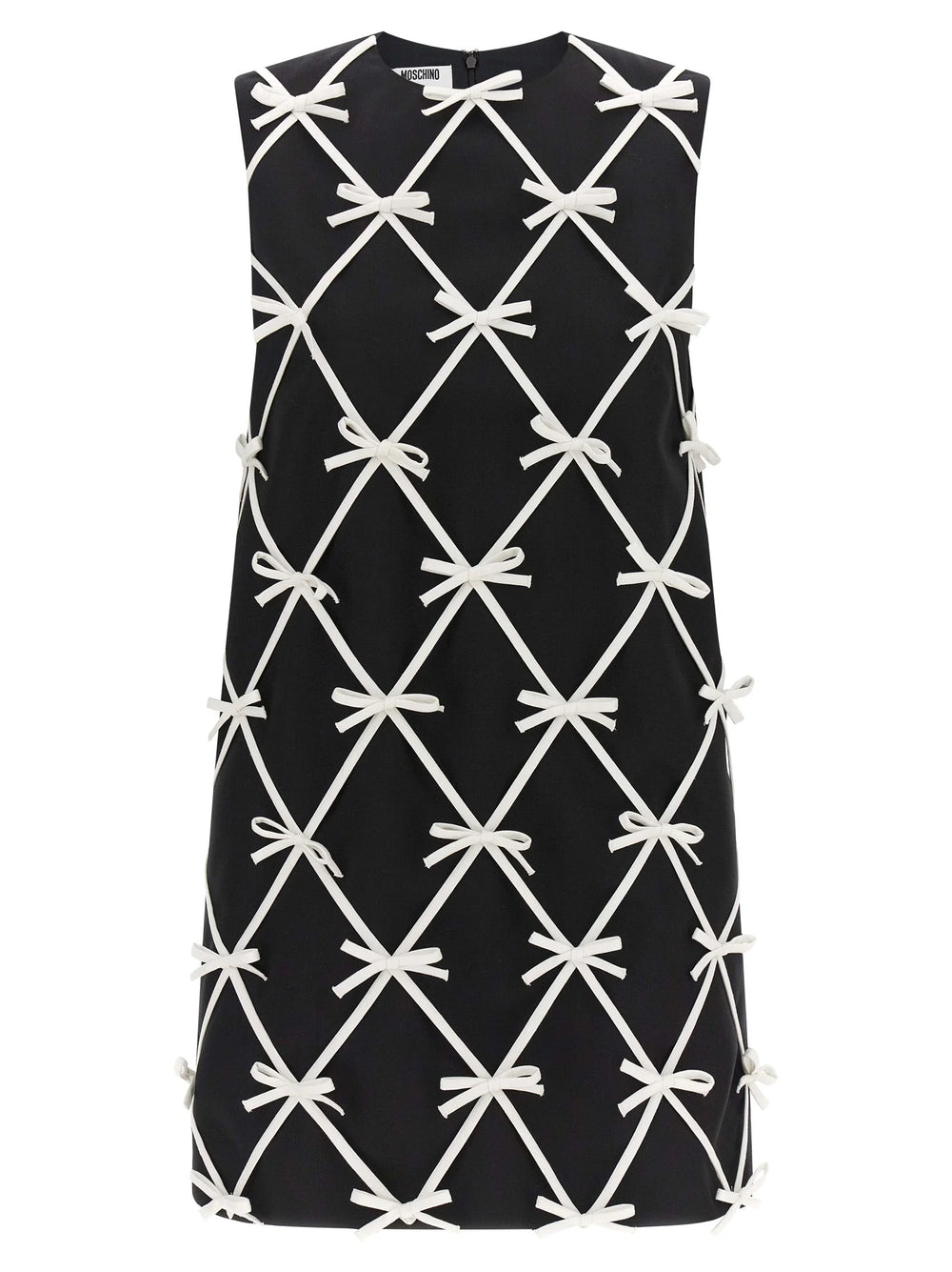 Moschino Bicolor Virgin Wool Short Dress