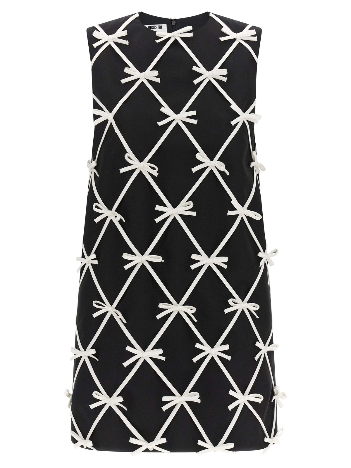 Moschino Bicolor Virgin Wool Short Dress