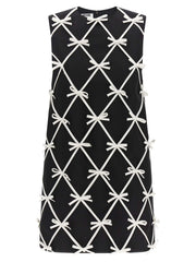 Moschino Bicolor Virgin Wool Short Dress