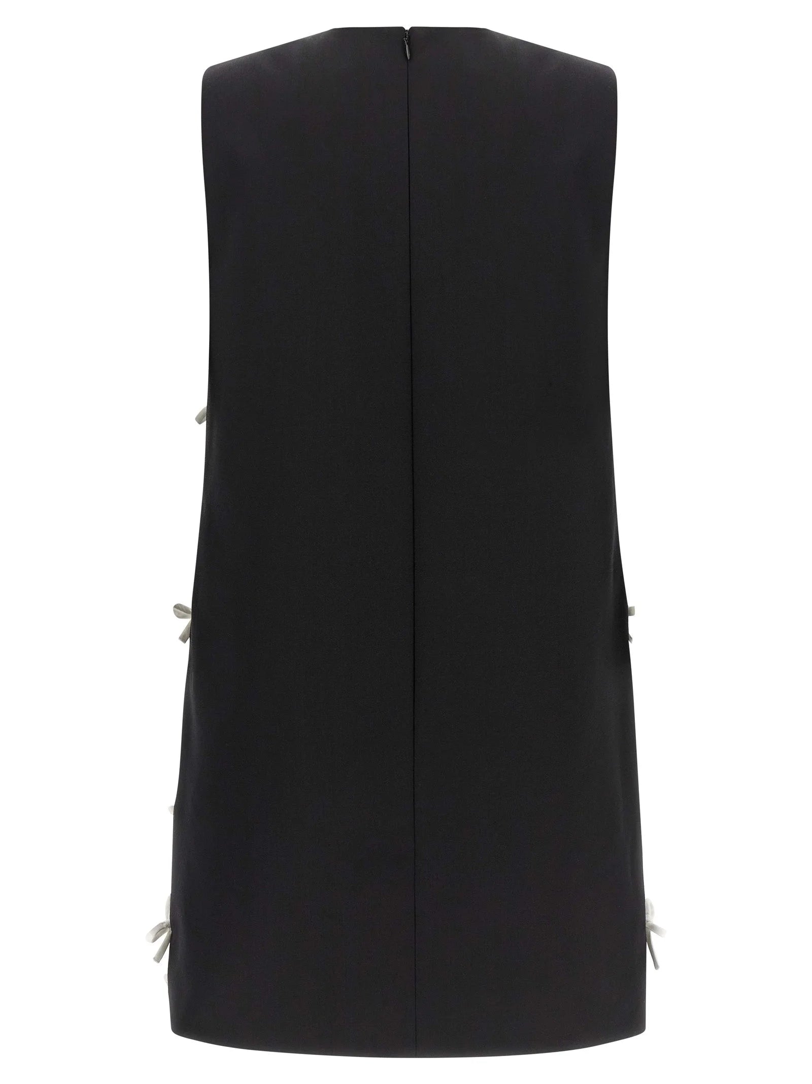 Moschino Bicolor Virgin Wool Short Dress