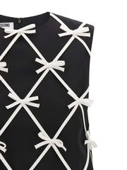 Moschino Bicolor Virgin Wool Short Dress