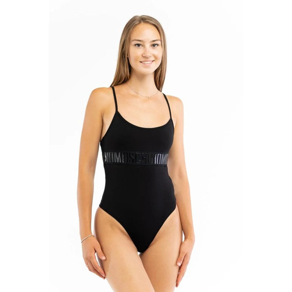 Moschino Black Cotton Bodysuit - S