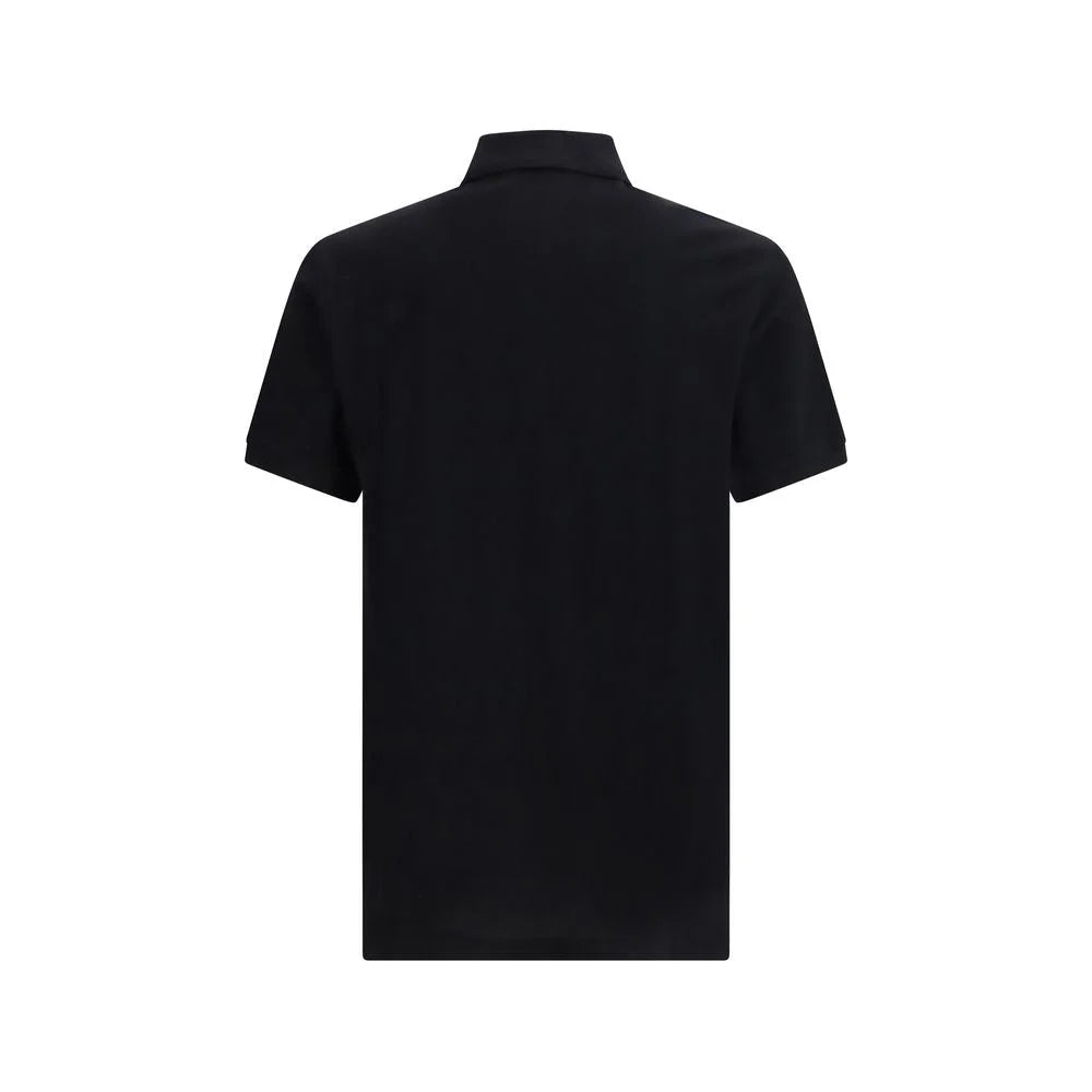 Moschino Black Cotton Polo Shirt