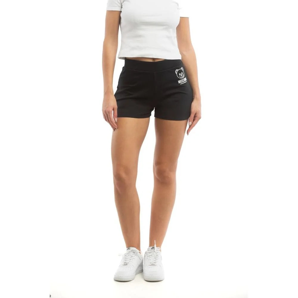 Moschino Black Cotton Shorts