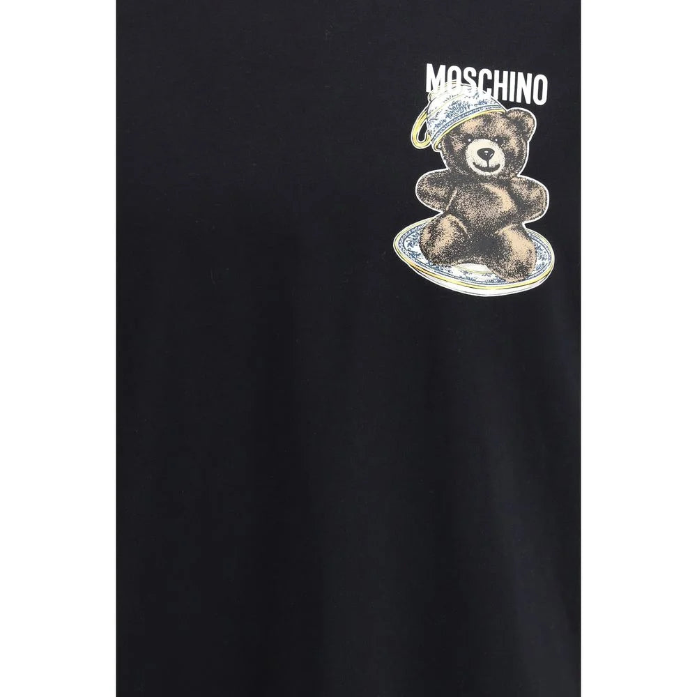Moschino Black Cotton T-Shirt