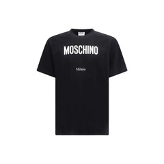 Moschino Black Cotton T-Shirt