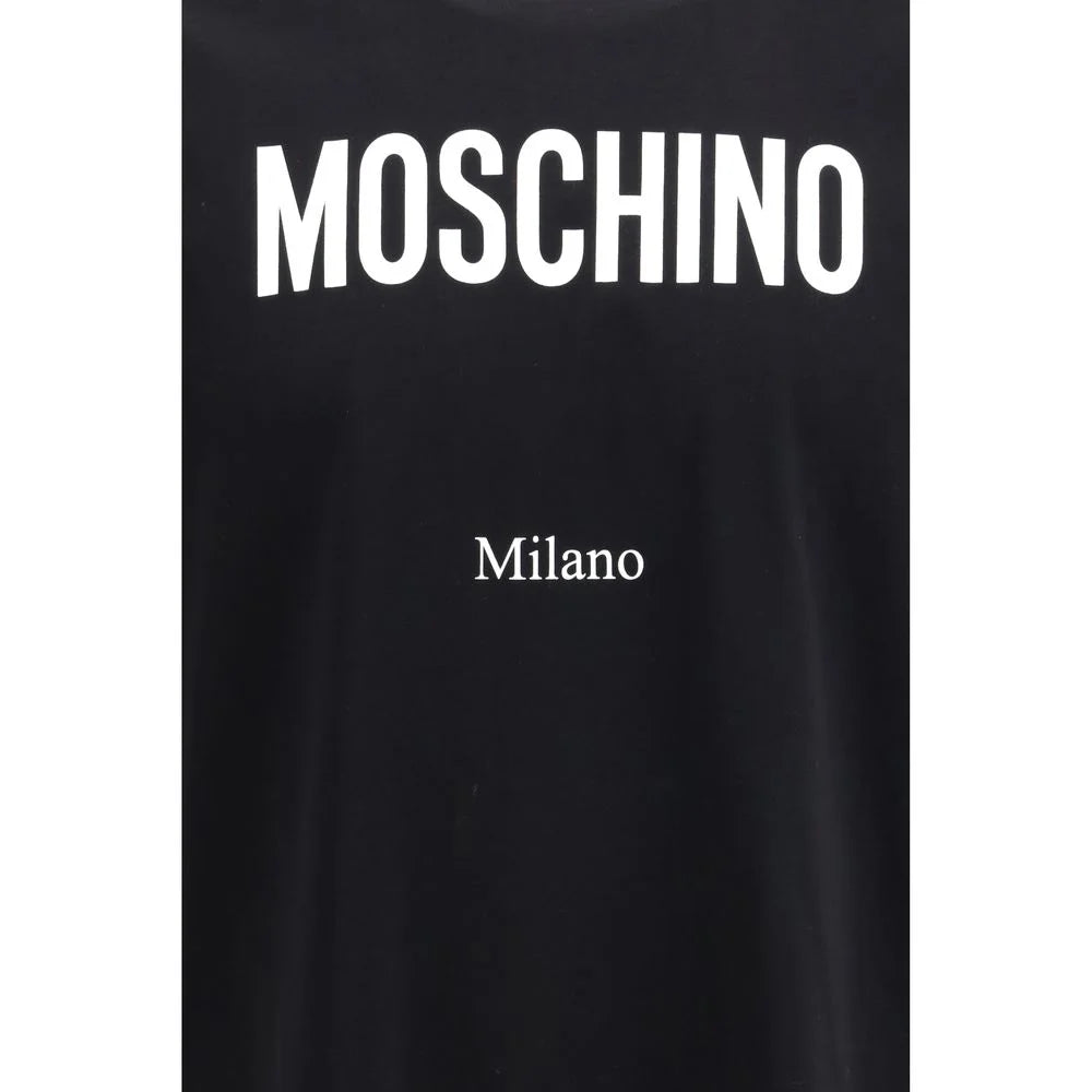 Moschino Black Cotton T-Shirt