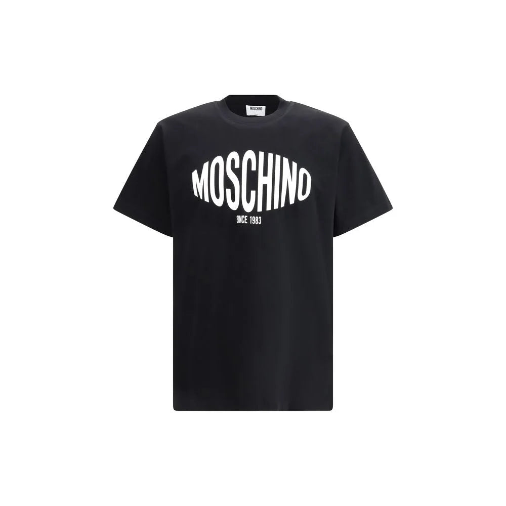 Moschino Black Cotton T-Shirt
