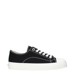 Moschino Black Fabric Low Tops