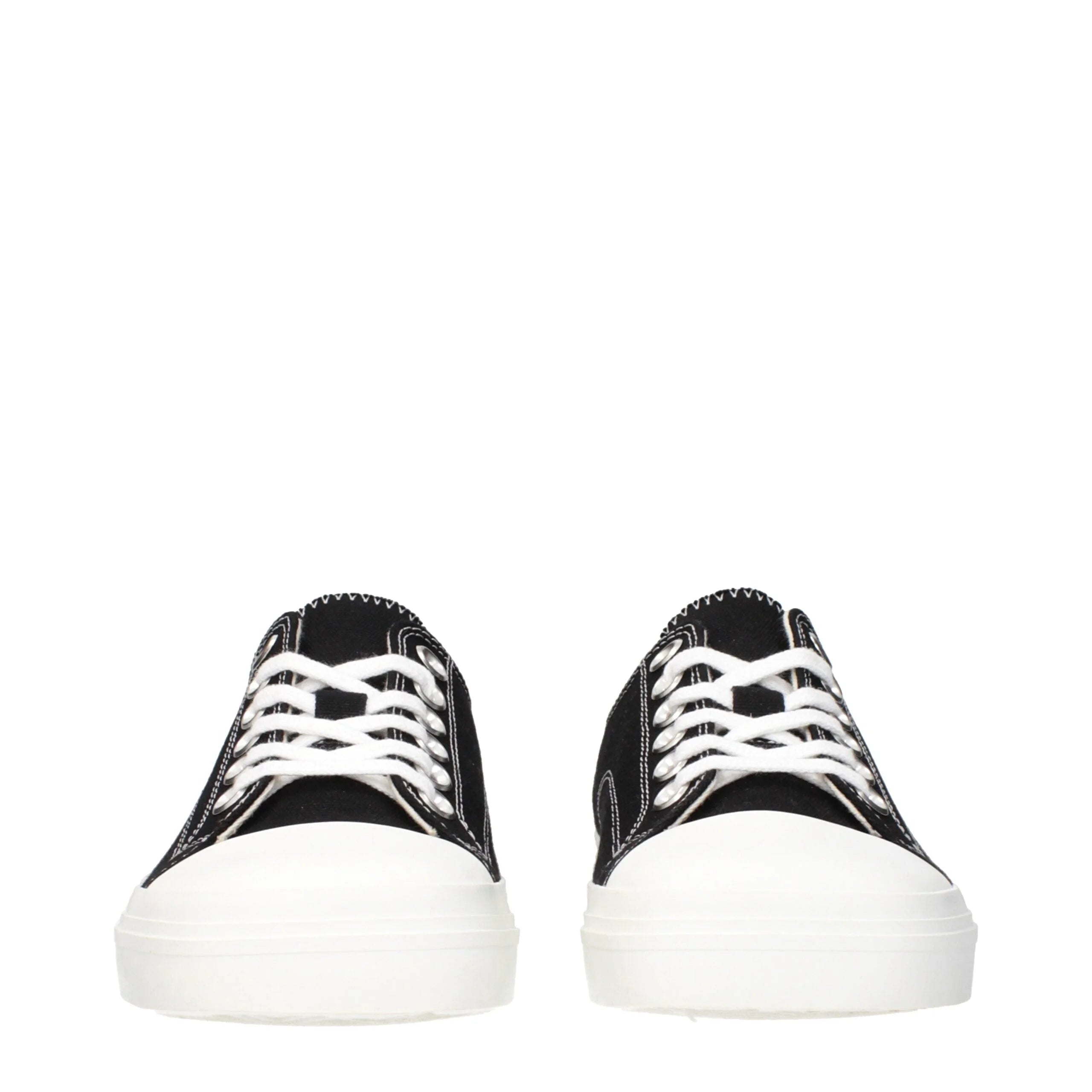 Moschino Black Fabric Low Tops