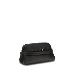 Moschino Black Goatskin Shoulder Bag