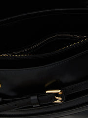 Moschino Black Leather Crossbody Bag