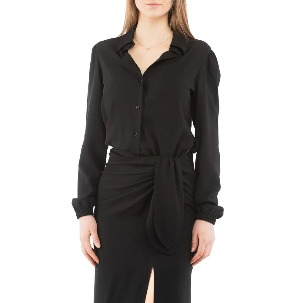 Moschino Black Marabou Casual Dress - IT40