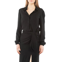 Moschino Black Marabou Casual Dress - IT40