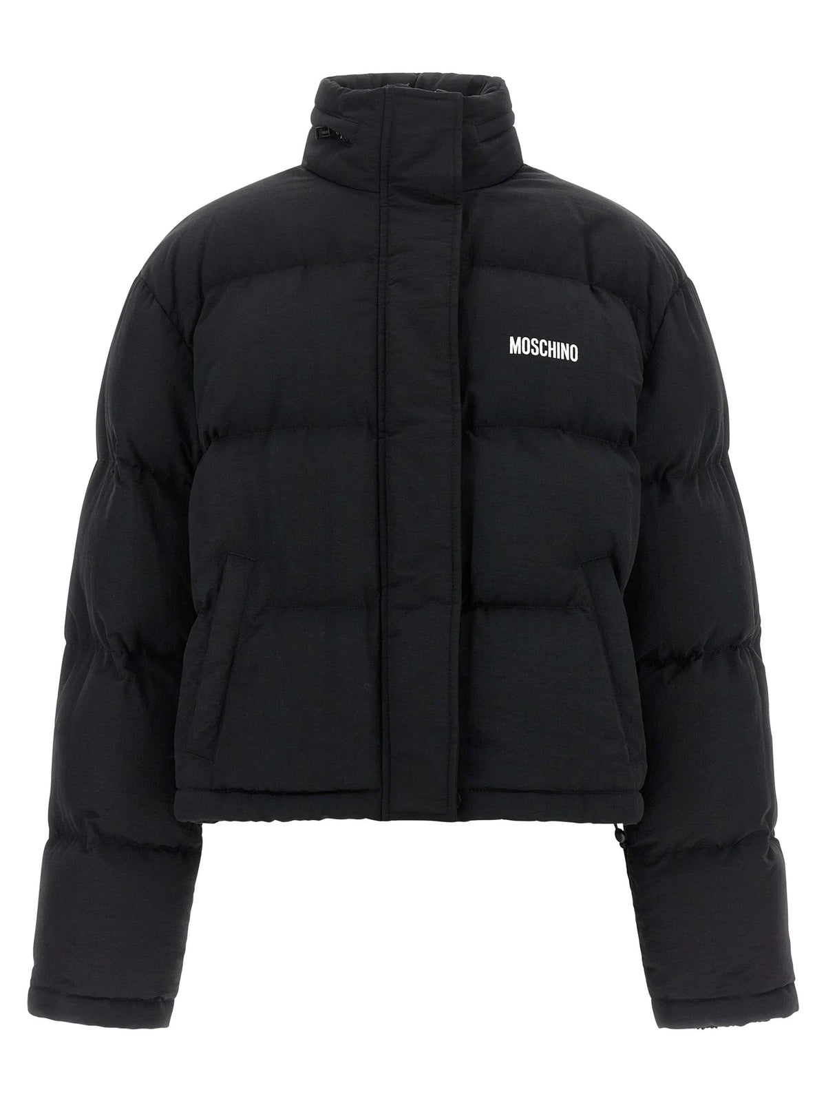 Moschino Black Polyamide Bomber