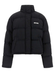 Moschino Black Polyamide Bomber