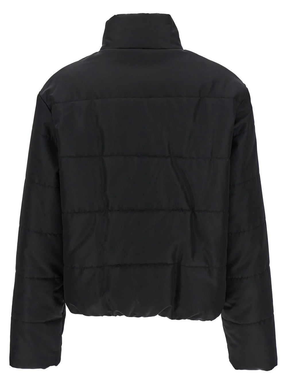 Moschino Black Polyamide Full-Length Jacket - IT44