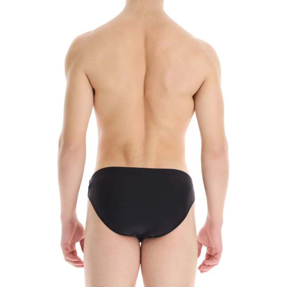 Moschino Black Polyamide Swim Shorts - XL