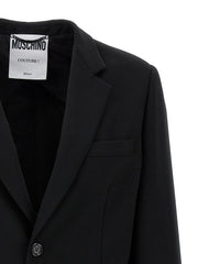 Moschino Black Polyester Blazer