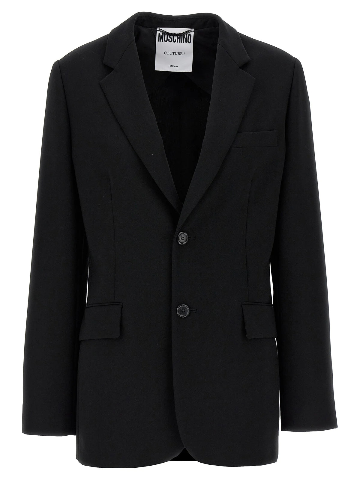 Moschino Black Polyester Blazer
