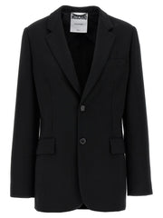Moschino Black Polyester Blazer