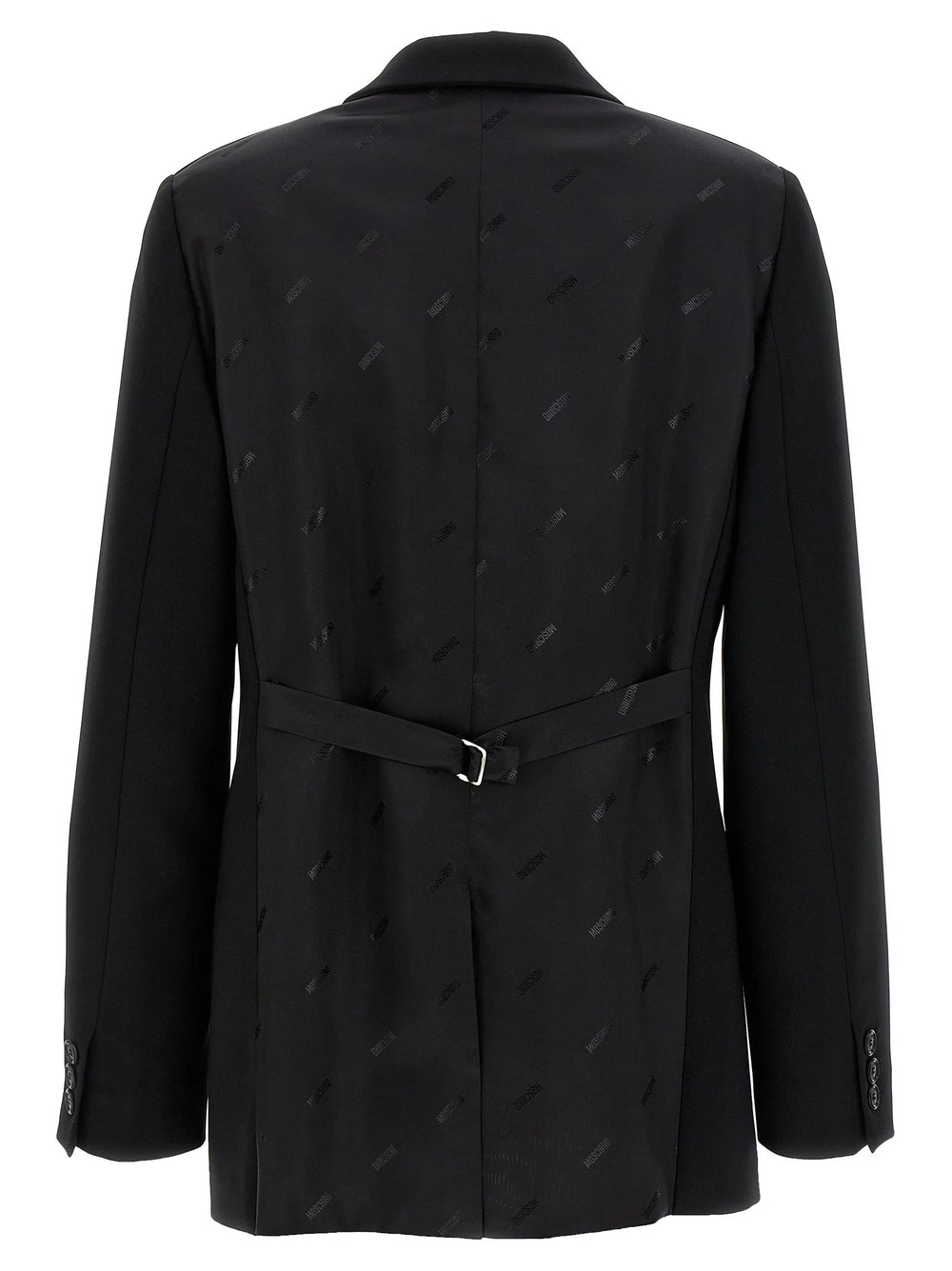 Moschino Black Polyester Blazer