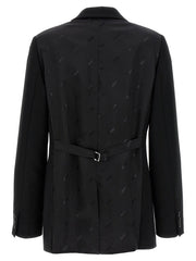Moschino Black Polyester Blazer