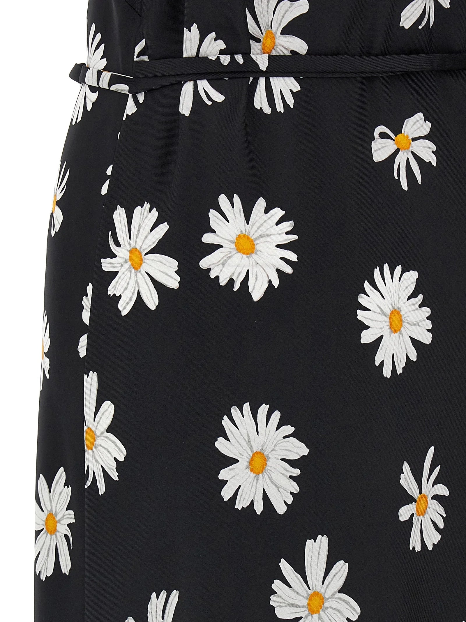 Moschino Black Silk Midi Dress - IT42
