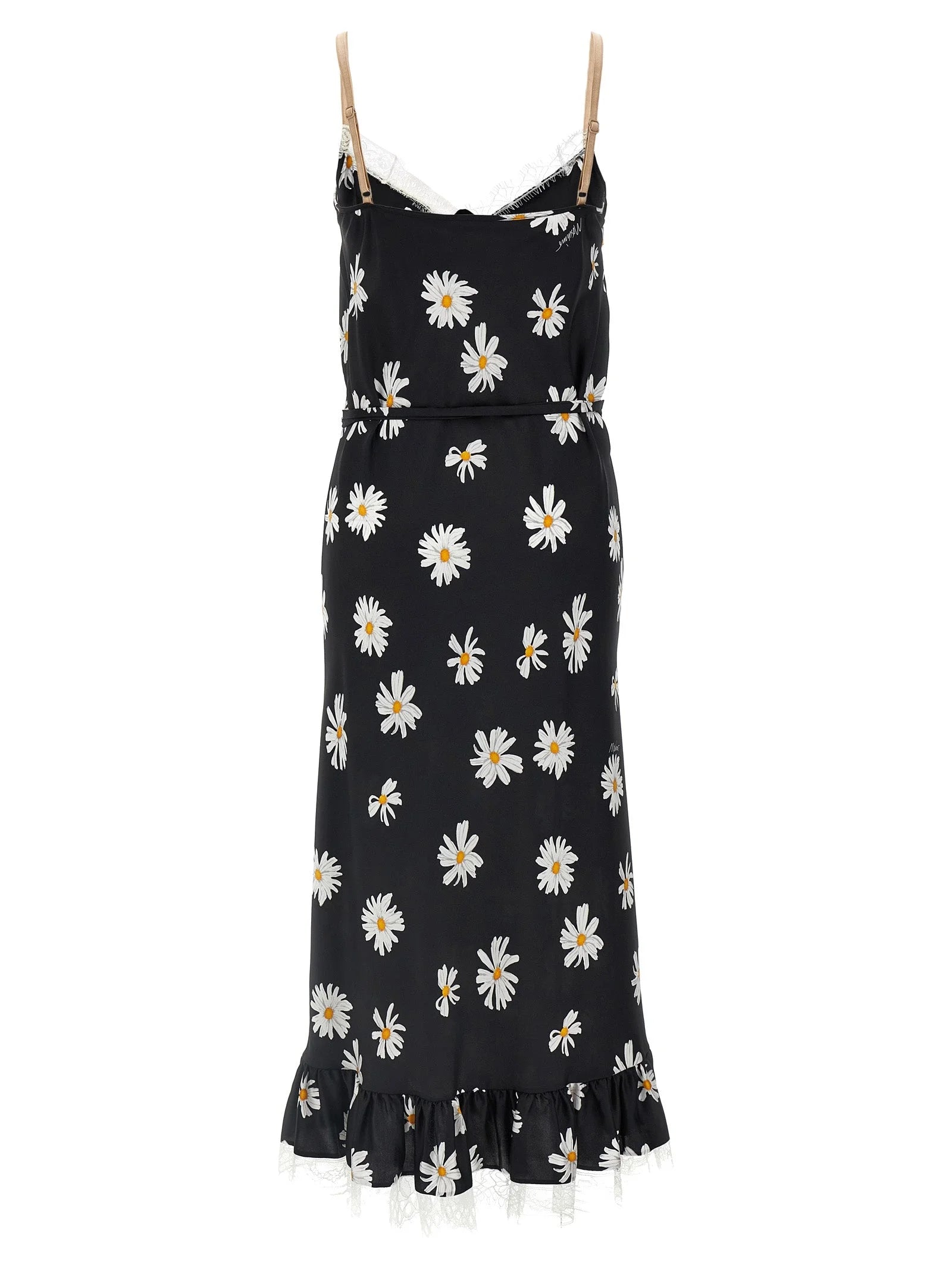 Moschino Black Silk Midi Dress - IT42