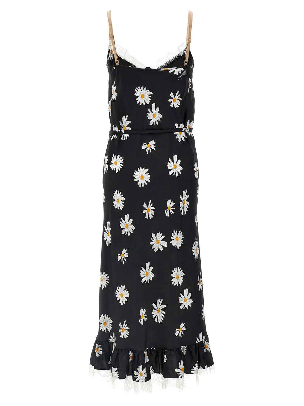 Moschino Black Silk Midi Dress - IT42