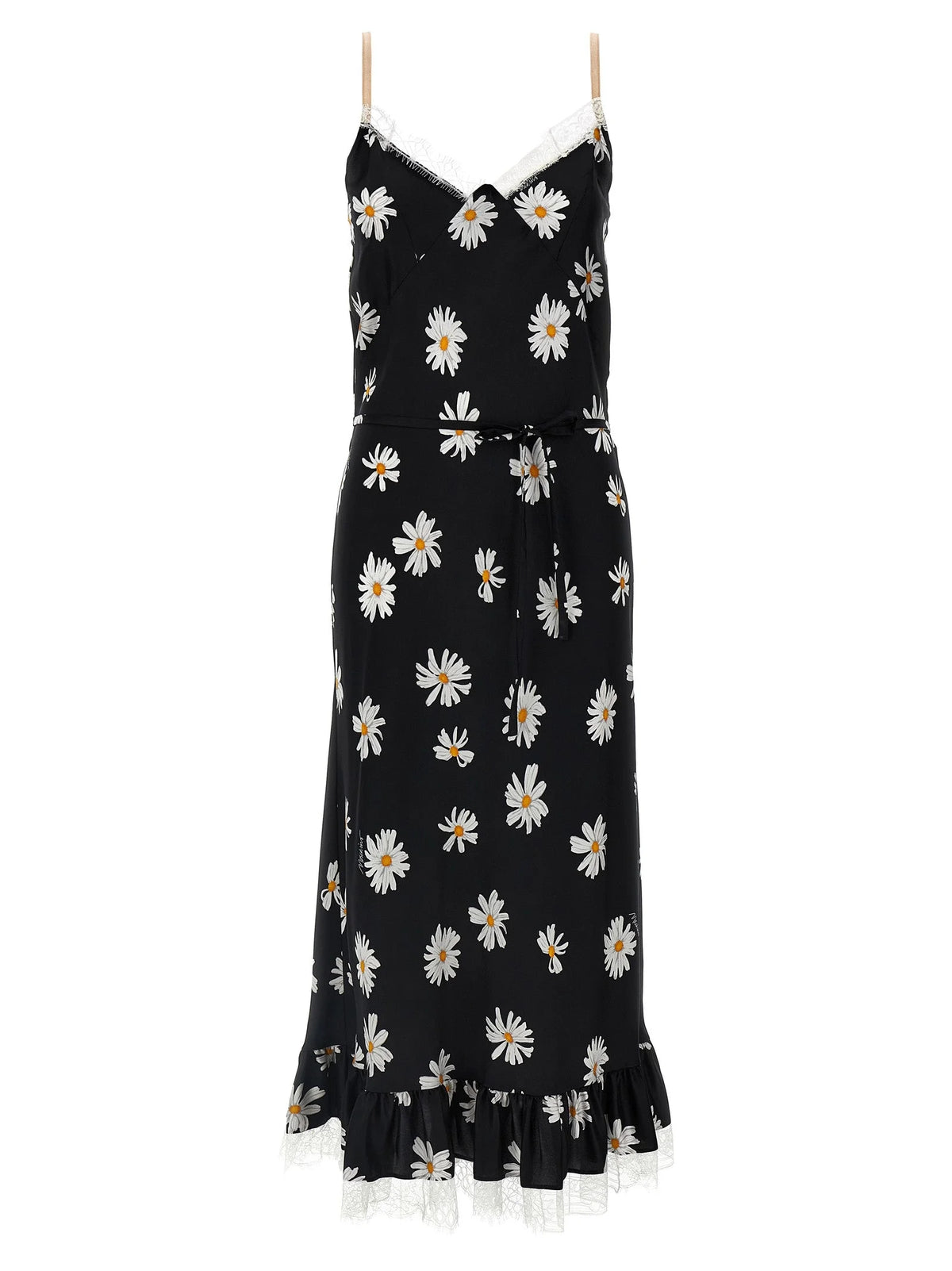 Moschino Black Silk Midi Dress - IT42