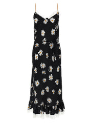 Moschino Black Silk Midi Dress - IT42