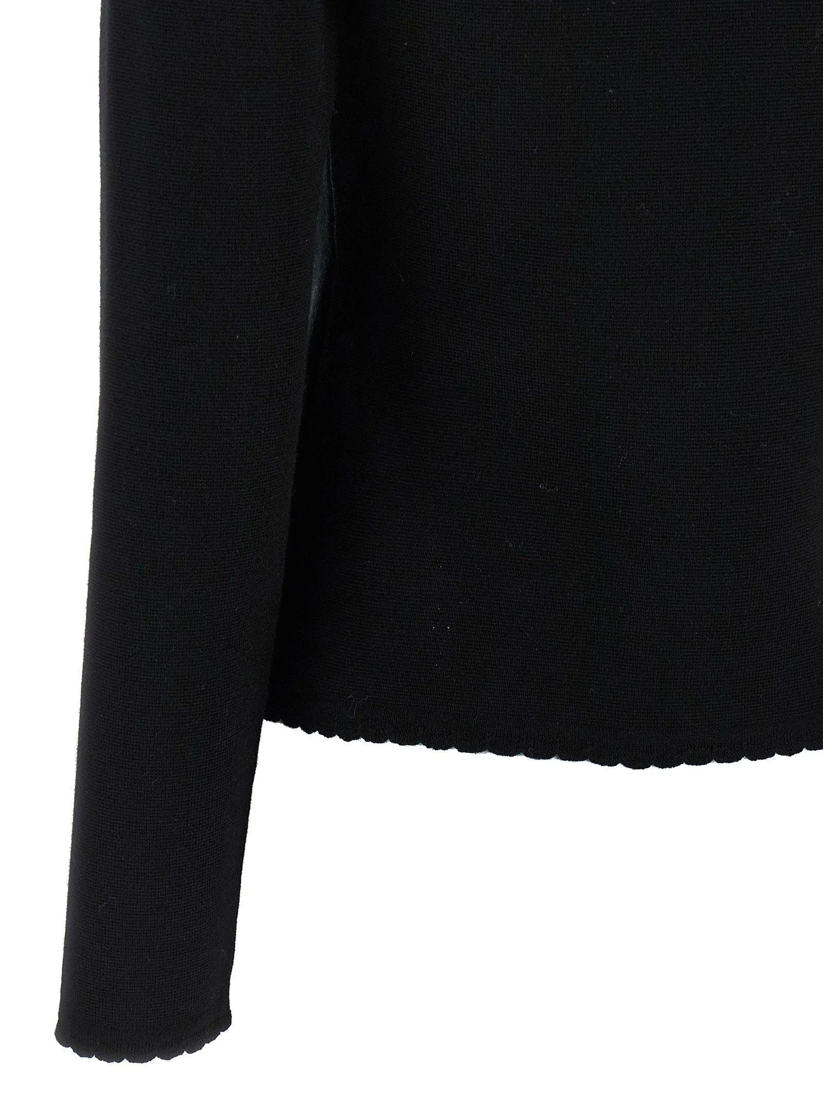 Moschino Black Virgin Wool Cardigan - IT42