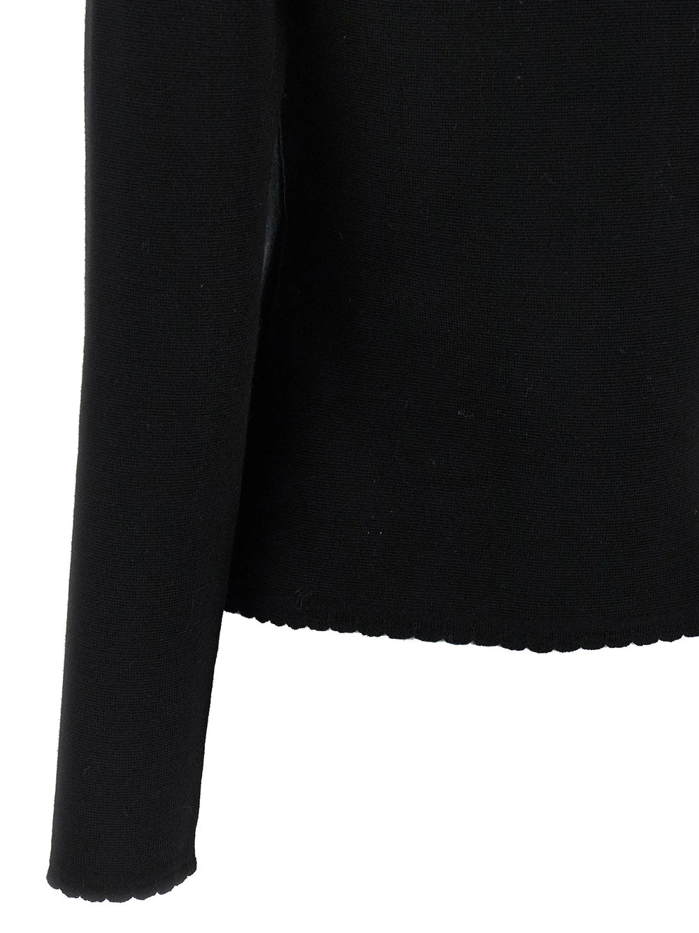 Moschino Black Virgin Wool Cardigan - IT42