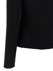 Moschino Black Virgin Wool Cardigan - IT42