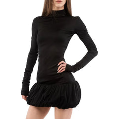 Moschino Black Viscose Casual Dress - IT40