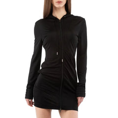 Moschino Black Viscose Casual Dress - IT40