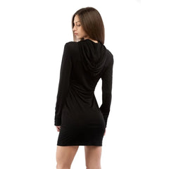 Moschino Black Viscose Casual Dress - IT40