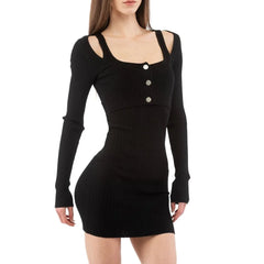 Moschino Black Viscose Casual Dress - S