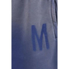 Moschino Shorts de Algodón Azul