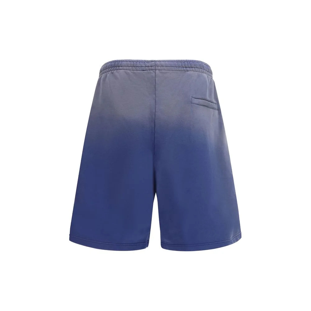 Moschino Pantalones Bermudas de Algodón Azul