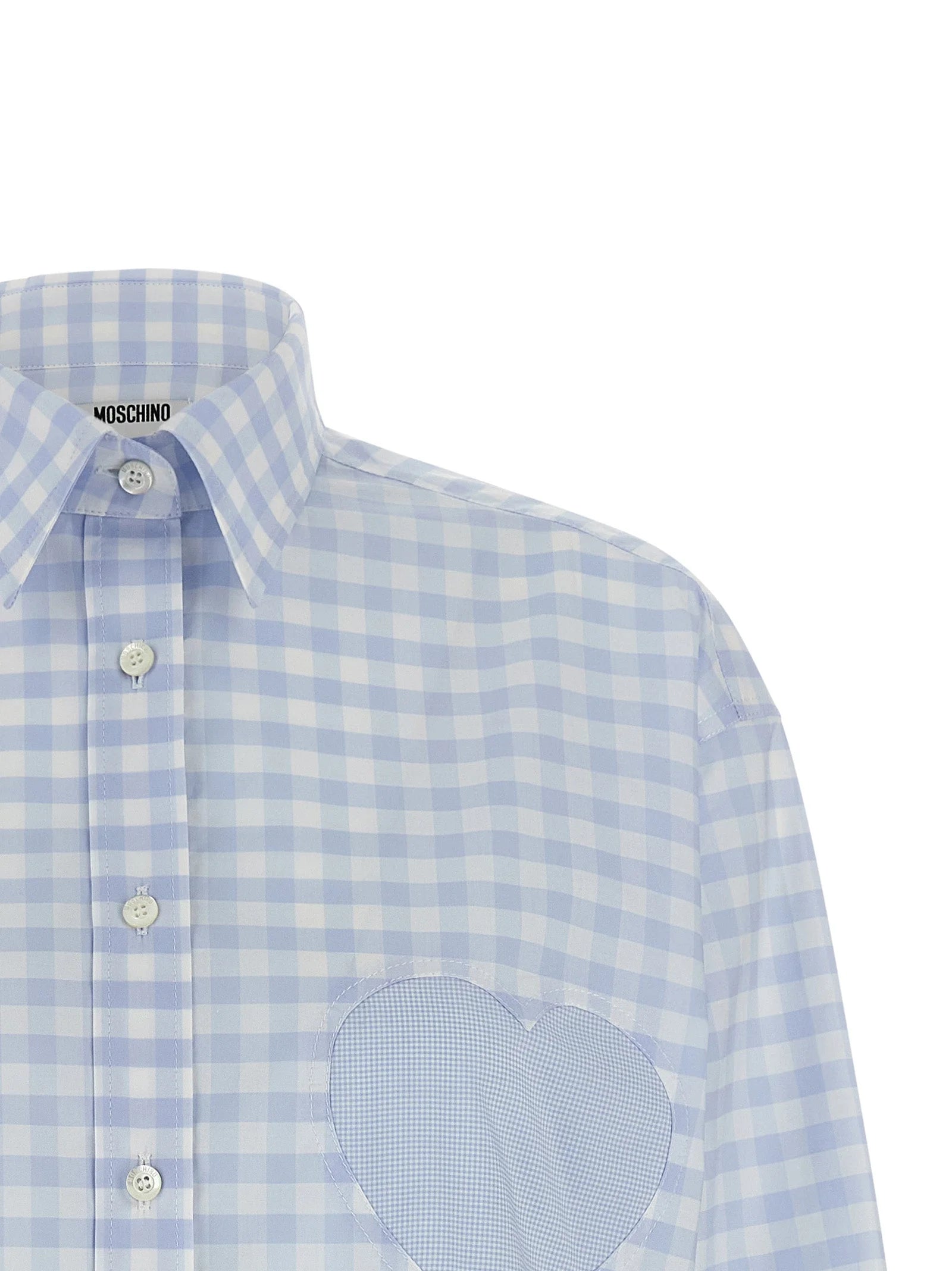Moschino Blue Cotton Blouse