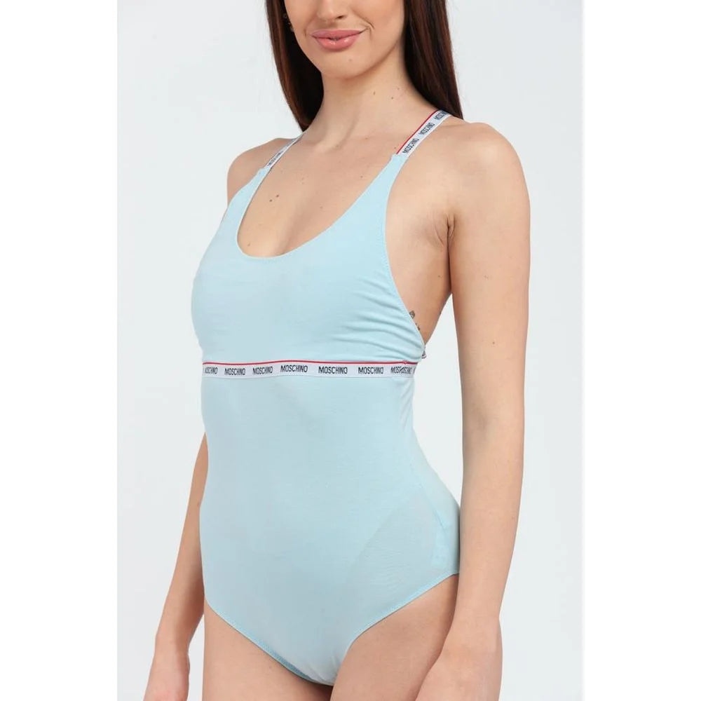 Moschino Blue Cotton Bodysuit - S