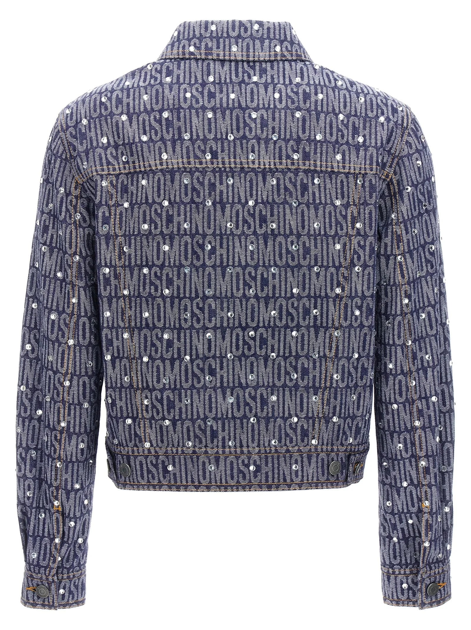 Moschino Blue Cotton Denim Jacket